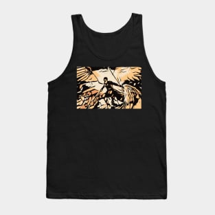 Angel graffiti Tank Top